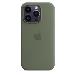 iPhone 14 Pro Silicone Case With Magsafe - Olive