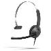 Headset 321 - Wired Single On-ear - USB-a - Carbon Black With Headset Adapter