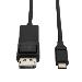 USB-C TO DISPLAYPORT ADAPTER CBL TYPEC LOCK CONNECT BLK 0.91M