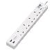 4-OUTLET POWER STRIP/USB-A CHRG BS1363A OUTLETS 220-250V 1.8M