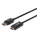 DisplayPort Male To Hdmi Male Cable 1m Black (152662)