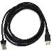 USB Cable 2.9m Coiled Black