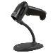 Barcode Scanner Voyager 1250g USB Kit - Includes Black Scanner 1250g & USB Type A Coiled Cable 3m & Flex Neck Presentation Stand & Documentation