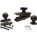 Ram Mount Kit Flat Clamp Base Medium Arm 8.5 Inches (215mm) Ball For Vehicle Dock Rear