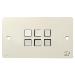 Uk 6 Button Kp Controller Ethernet 3leds 4 Bi-dir Rs232/ir
