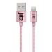 Braided Cable - USB-a To Lightning - 2m - Rose Gold