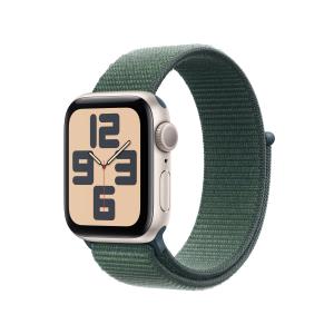 Apple Watch Se Gps 40mm Starlight Aluminium Case With Lake Green Sport Loop