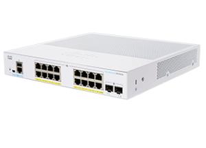 Cisco Business 350 Series - Managed Switch - 16-port Ge Fpoe 2x1g Sfp