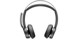Headset Voyager Focus 2 - Stereo - Bluetooth/USB-C - USB-C/A Adapter + Charging Stand