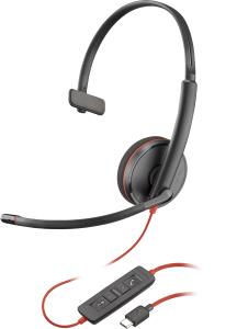 Headset Blackwire C3210 - USB-c - Black - Bulk