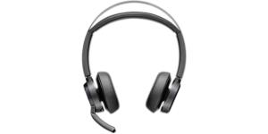 Headset Voyager Focus 2 Microsoft - Stereo - Bluetooth/USB-C - USB-C/A Adapter