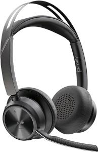 Headset Voyager Focus 2 Microsoft - Stereo - Bluetooth/USB-C - USB-C/A Adapter (BUNDLE OF 10 UNITS)