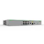 Switch 8 x 10/100T POE+ ports and 1 x combo ports (100/1000X SFP or 10/100/1000T Copper)-Fixed AC power sup