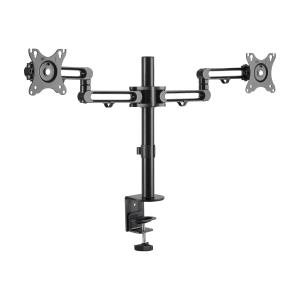 TRIPP LITE Dual-Monitor Flex-Arm Desktop Clamp for 13 to 27in Displays