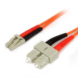 Fiber Optic Cable 62.5/125 Multimode Duplex Lc-male/ Sc-male 2m