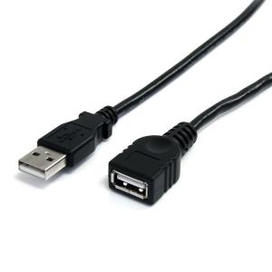 USB 2.0 Extension Cable A To A - M/f 1m Black