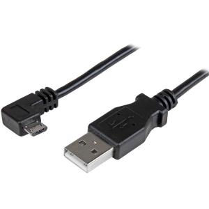 Micro-USB Charge-and-sync Cable M/m - Right-angle Micro-USB - 28/24 Awg - 1 M