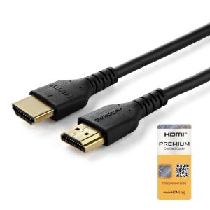 Premium High Speed Hdmi Cable With Ethernet Aramid Fiber 1m