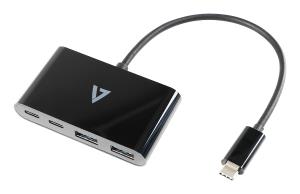 USB-C TO 4IN1 HUB PORT ADAPTER 2 X USB-C AND 2 USB-A EXT PORTS