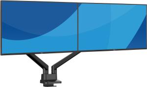 Ergonomic and Space-saving Support For Monitors up to 32in - Black