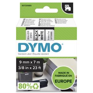 Tape Black On White 9mmx7m Type D1 Xxx