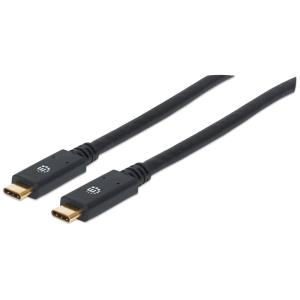 USB 3.1 Cable Gen 1, Type-C Male to Type-C Male, 5 Gbps, 2m Black
