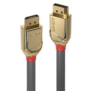 Cable - DisplayPort 1.4 Male To Male - Goldline - Grey - 2m