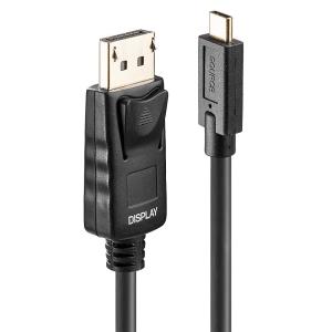 Adapter Cable - USB Type C - DisplayPort 4k60 - Black - 10m With Hdr