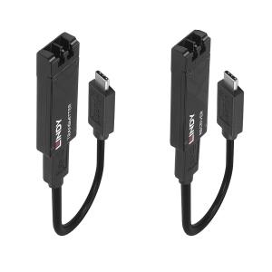 Fibre Optic USB 3.2 Type C Extender 100m