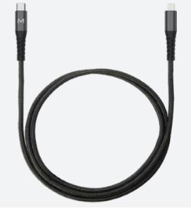Cable - USB C /lightning (no Mfi) Soft Bag