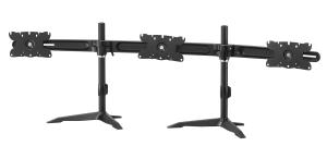Triple Monitor Stand Max 32in Lcd/led