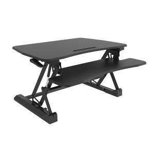 Up & Down Sit/stand Desk W/kb/mouse Deck Blk