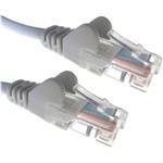 0.5m Grey Rj45 Utp CAT6 Stranded Flush Moulded