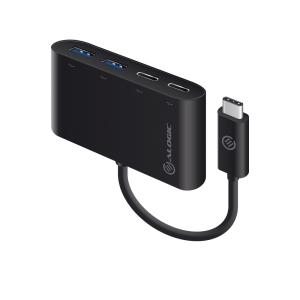 USB-C SuperSpeed Combo Hub with 2 Port USB-C & 2 Port USB-A