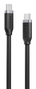 Elements Silicone 5A/240W USB2 USB-C TO C Male Cable Black - 2m