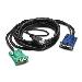 Integrated Rack LCD/KVM USB Cable - 10ft/3m