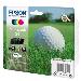 Ink Cartridge - 34 Golf Ball - Black - C/ M/ Y/ K