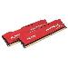 8GB Kit (2x4gb) Hyperx Fury Red DDR3 1600MHz Non-ECC Cl10 1.5v Unbuffered