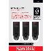 Sandisk Cruzer Ultra - 64GB USB Stick - USB 3.0 - Black - 3 Pack