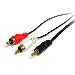 Stereo Audio Cable - 3.5mm Male To 2x Rca Male 1m