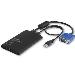 KVM Console To Laptop USB 2.0 Portable Crash Cart Adapter With File Transfer