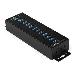 USB Hub - 10-port Industrial USB 3.0 With External Power Adapter - Esd & 350w Surge Protection