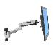 Lx Sit-stand Wall Mount LCD Arm (polished Aluminum)