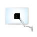 Mxv Wall Monitor Adjustable Arm - Screen Up To 34in - White