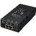 1 port 60W IEEE 802.3bt Type-3 PoE media converter EU power cord