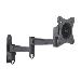 Universal Flat-panel Tv Articulating Wall Mount Double Arm Supports 13in To 30in Television