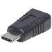 USB 2.0 Cable Type-C Male to Mini-B Female, 480 Mbps, Black