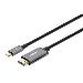 USB-C to HDMI Adapter Cable 4K/60HZ Male/Male 2m Black