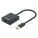 USB-A TO HDMI Cable 1080P/60HZ- Male/Male 15cm Black