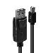 Cable - Mini DisplayPort Male To DisplayPort Male - Black - 5m